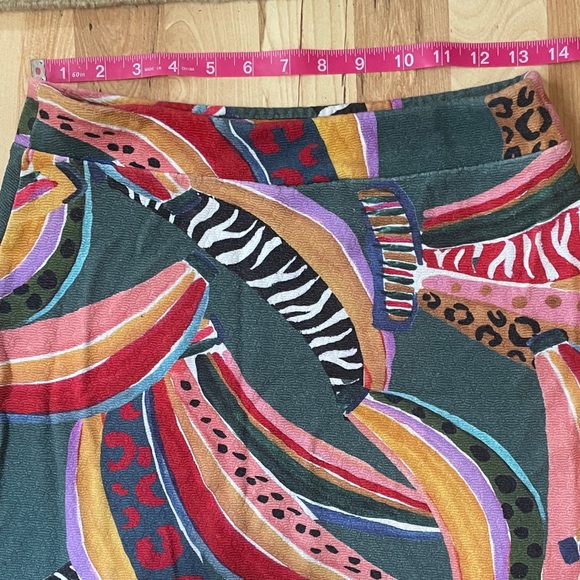 FARM Rio Colorful Abstract Mini Skirt - Picture 4 of 6